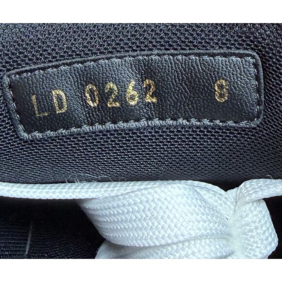 Size 8LV/9US - Louis Vuitton White Black Trainers? Tried On/Retail $1.2K! main image 9